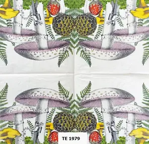 TISU NAPKIN DECOUPAGE EROPAH 33X33 CM TE 1979 TTS