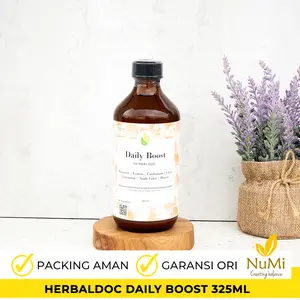 325ML Daily Boost Kunyit Lemon Kayu Manis Cuka Apel Madu - HERBALDOC