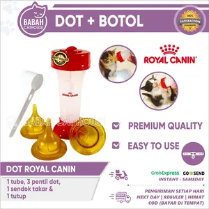 DOT ROYAL CANIN Botol Susu Kucing Bayi Kitten Tempat Minum Anak RC