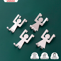 Gambar UNNISO - People Shape Hook Gantungan Kait Motif Orang PSH1 dari unniso Kota Bandung 1 Tokopedia