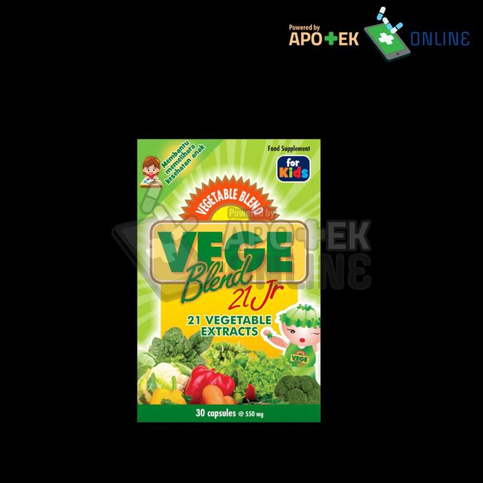 Gambar VEGEBLEND 21JR 1 BOTOL 30 CAPSUL dari Apotek Central Kalidoni Kota Palembang Tokopedia