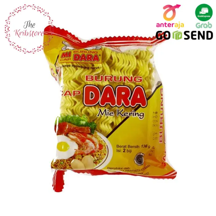 MIE BURUNG DARA Kering Gandum 136 gr