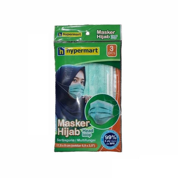 HPM MASK HEAD LOOP HIJAB HIJAU 3S
