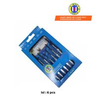 Gambar CMART OBENG SET C-MART 6PCS SCREWDRIVER SET CC0025 dari Mitra Bangunan Pekanbaru Kota Pekanbaru 3 Tokopedia