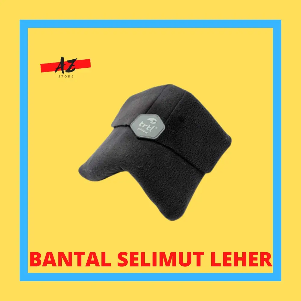Bantal Leher Tidur Dewasa Foldable Lipat Travel Bisadi Mesin Cuci