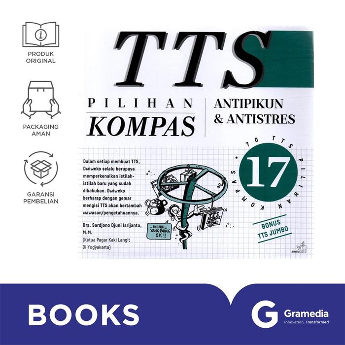 Gambar TTS Pilihan Kompas Jilid 17 dari Gramedia Kota Administrasi Jakarta Barat Tokopedia