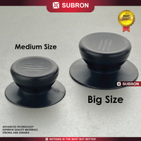 Gambar SUBRON Universal Knob Tutup Panci Wajan Knop Cover Lid Handle Pegangan - Merah Kecil dari SUBRON KITCHENWARE Kab. Bandung 4 Tokopedia