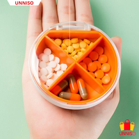 Gambar UNNISO - Kotak Obat Portable 4 Grid KOP6 dari unniso Kota Bandung 3 Tokopedia