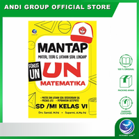 Gambar Mantap UN Matematika SD/MI Kelas VI,Materi, Teori & Latihan Soal Lengk dari Andi Publisher Kab. Sleman 1 Tokopedia