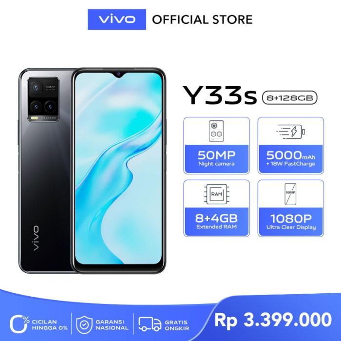 Jual vivo Y33s [8/128] RAM 8GB ROM 128GB Mirror Black - Kota