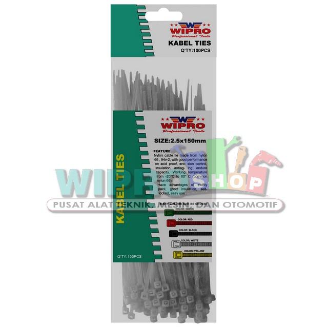 Gambar WIPRO Kabel Ties (Natural White) 2.5x150 dari wiproshop Kota Surabaya Tokopedia