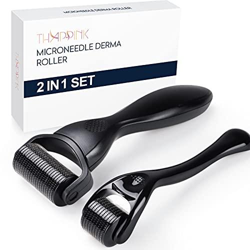 Gambar Derma Roller For Body Hair Beard growth, 2PCK Microneedle Roller Kit dari Beauty USA Jakarta Utara Tokopedia