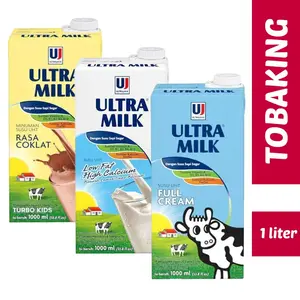 Ultra Milk Coklat 1 liter Susu UHT Chocolate Full Cream