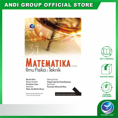 Gambar Matematika Untuk Ilmu Fisika Dan Teknik dari Andi Publisher Kab. Sleman Tokopedia