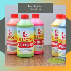 Pasta Perisa Pewarna Makanan Lion Brothers 1.25kg 7 Varian READY STOCK