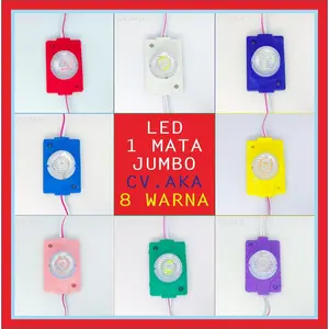 LAMPU LED MODUL 1 MATA JUMBO 12V / 24V 1.5 watt