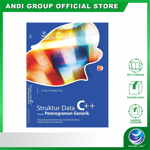 Gambar Struktur Data C++ Dengan Pemrograman Generik +cd dari Andi Publisher Kab. Sleman Tokopedia