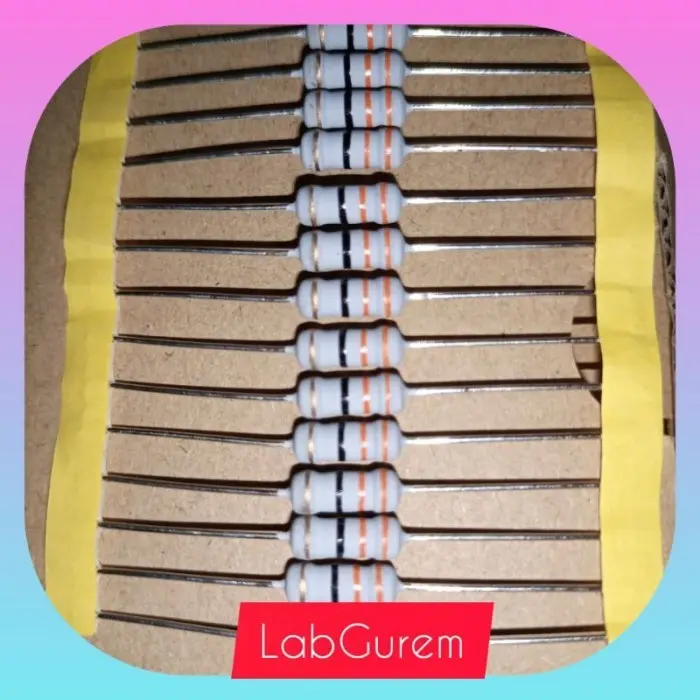 RESISTOR 10 OHM 1W TAIWAN KAKI TEBAL TIDAK NEMPEL MAGNET 0