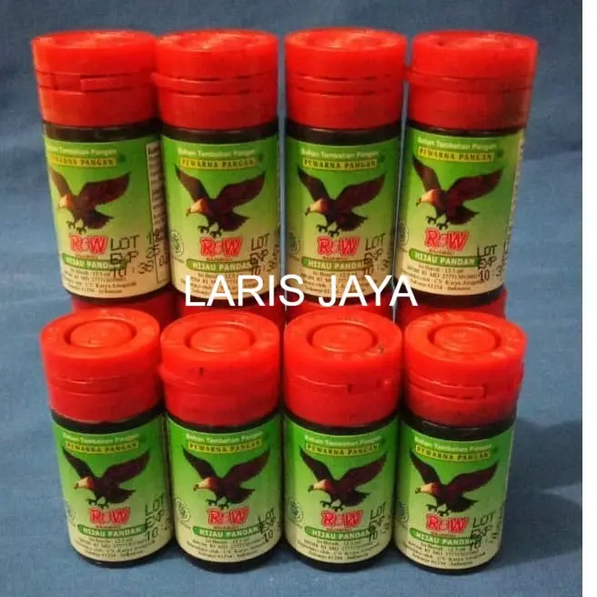 Pewarna Makanan Cair Warna HIJAU PANDAN ( Bahan Tambahan Pangan ) Merk
