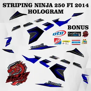 decal stiker striping hologram ninja 250 fi 2014 motif copy ori 1