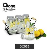 Gambar Oxone OX-036 Mason Mugs With Rack 7Pcs dari Oxone Official Kota Administrasi Jakarta Utara 2 Tokopedia