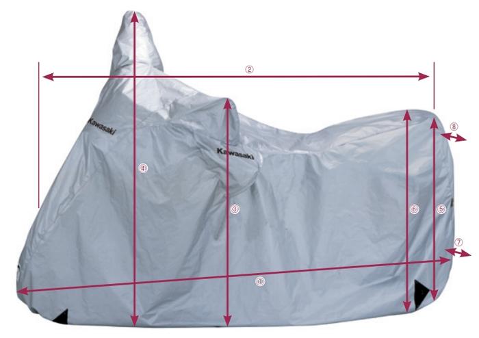 Gambar Cover Motor Super Bike Dress Tipe 1 W800 KAWASAKI J20150145 dari Webike Indonesia Kota Administrasi Jakarta Selatan Tokopedia