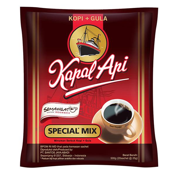 Gambar Kapal Api Special Mix 20 Pcs X 25 Gr dari Foodmart Basko Padang Kota Padang Tokopedia