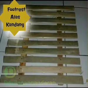 TERMURAH footrest kelinci / bambu alas kandang kelinci 30 cm x 40 cm
