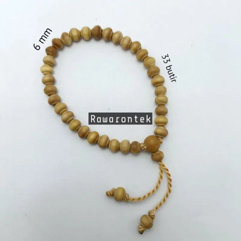Gelang tasbih kayu Cendana asli 100%
