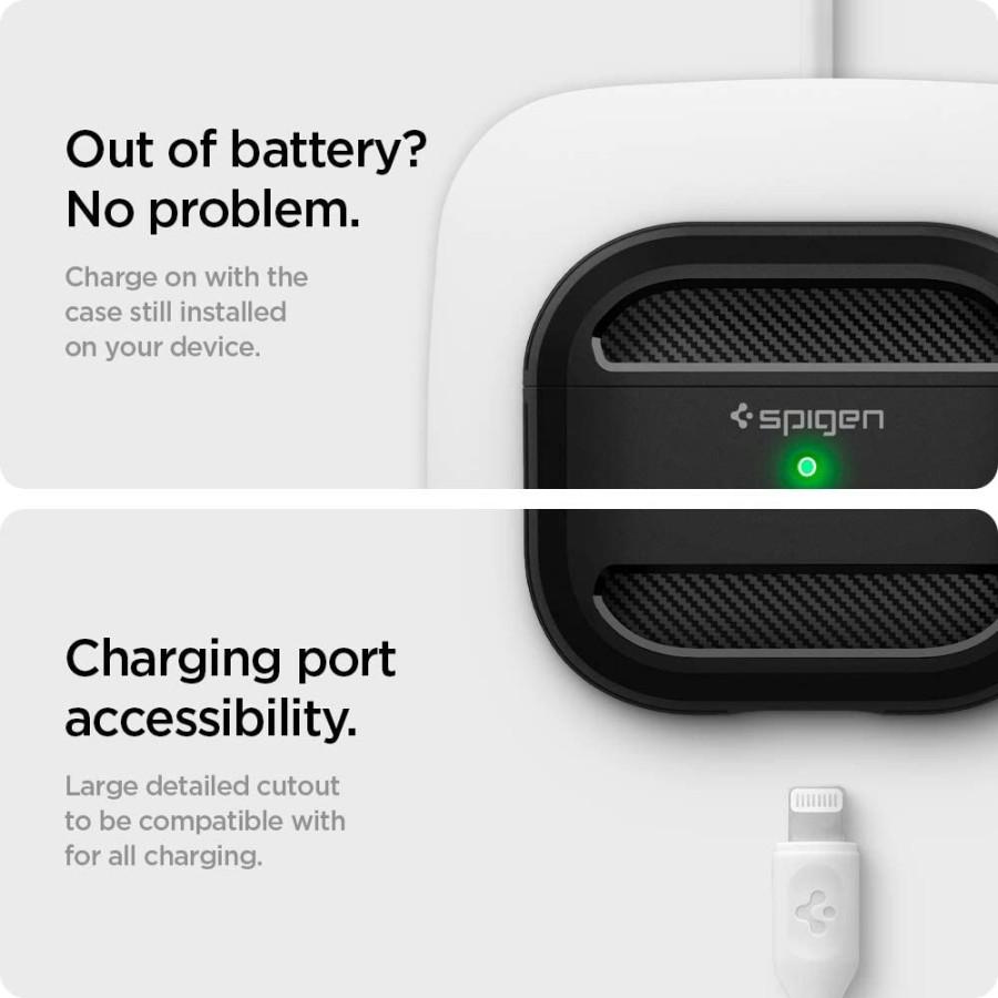 Spigen AirPods 3 Case Rugged Armor - Matte Black ASD01978