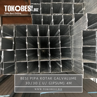 Gambar Besi Pipa Kotak Galvalume 30/30 ( u/ gipsum) 4m dari Tokobesi Biz Kota Bandung 1 Tokopedia