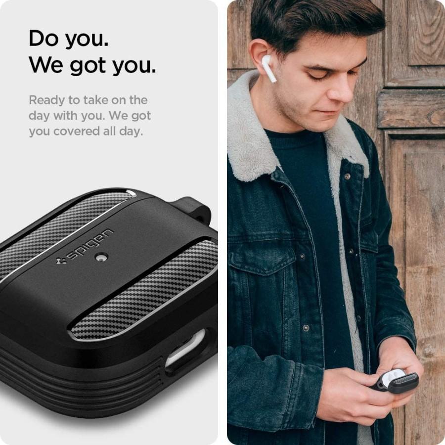 Spigen AirPods 3 Case Rugged Armor - Matte Black ASD01978
