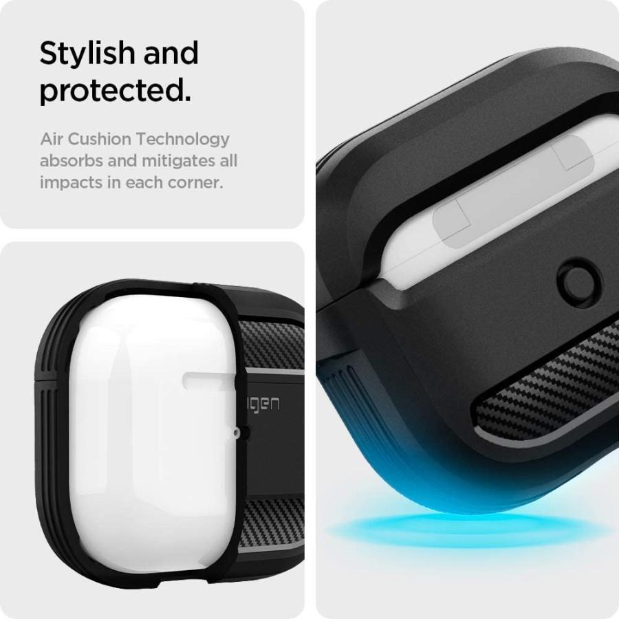 Spigen AirPods 3 Case Rugged Armor - Matte Black ASD01978