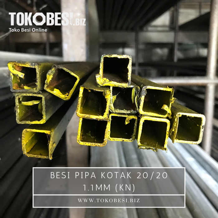 Gambar Besi Pipa Kotak 20/20 1.1mm (kn) dari Tokobesi Biz Kota Bandung Tokopedia