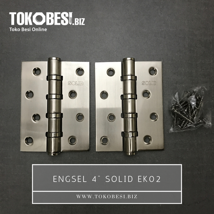 Gambar Engsel 4" SOLID EK02 (isi2/kotak) dari Tokobesi Biz Kota Bandung Tokopedia