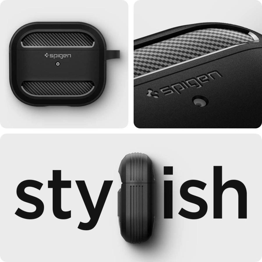 Spigen AirPods 3 Case Rugged Armor - Matte Black ASD01978