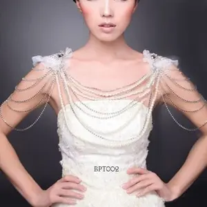 Aksesoris Bolero Pesta Mutiara Pengantin l Cardigan Gaun Pesta- BPT002