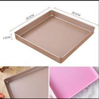 Gambar Suncity YC80155 - Square Bake Pan 28x28x3.5cm / Loyang Bolgul Pink dari Trinity Kitchen Kota Administrasi Jakarta Barat 5 Tokopedia