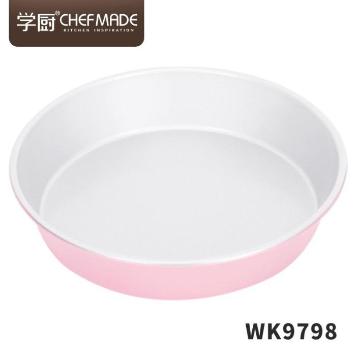Gambar Chefmade WK9798 - 9inch Round Pan Pink /Loyang Bulat Pink Anti Lengket dari Trinity Kitchen Kota Administrasi Jakarta Barat Tokopedia