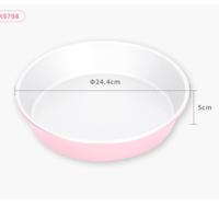 Gambar Chefmade WK9798 - 9inch Round Pan Pink /Loyang Bulat Pink Anti Lengket dari Trinity Kitchen Kota Administrasi Jakarta Barat 3 Tokopedia