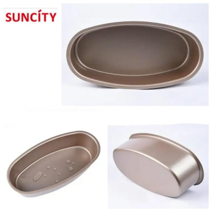 Gambar Suncity YCN020 - Cheese Cake Oval Pan / Loyang Kue Cheese Cake Gold dari Trinity Kitchen Kota Administrasi Jakarta Barat Tokopedia