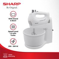 Gambar SHARP | EM-S53 WH Stand Mixer dari SHARP OFFICIAL STORE KUDUS Kab. Kudus 1 Tokopedia