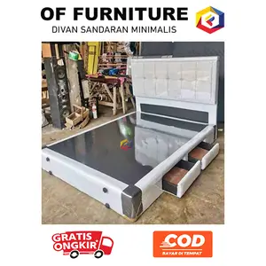 Divan dipan sandaran laci 160x200 gratis ongir