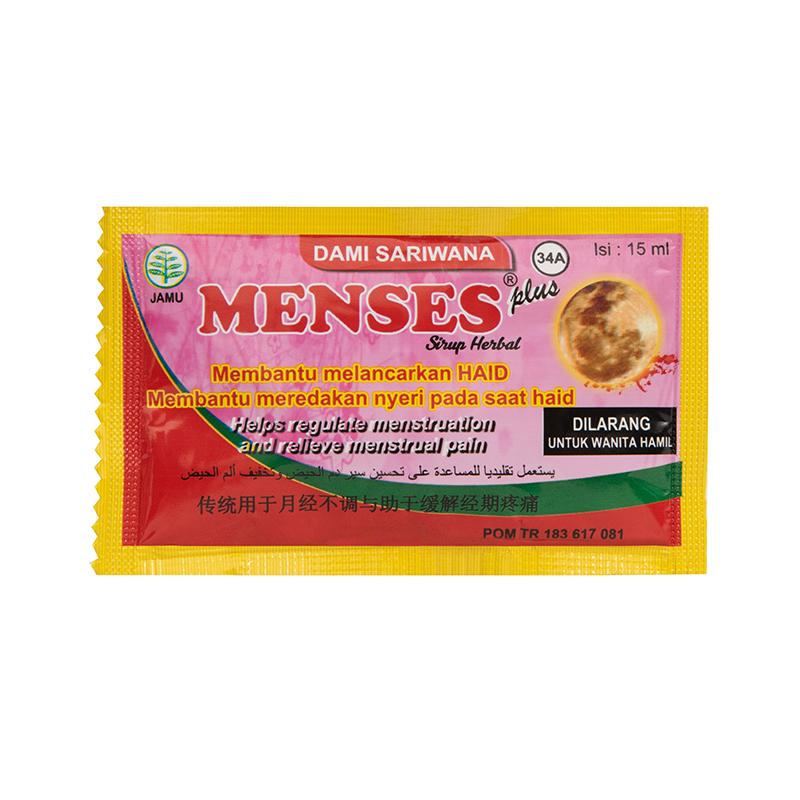 Menses Cair 5 Sachet - Dami Sariwana - Meredakan nyeri saat haid