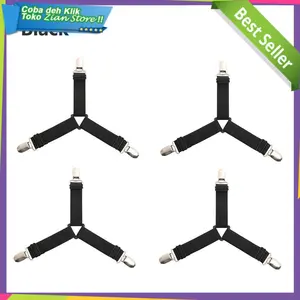 Penjepit Ujung Sprei Kasur Bed Clip Holder 4PCS FS-1809