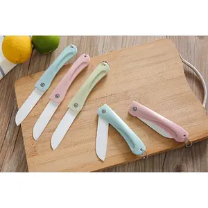 Pisau Lipat Keramik Travel Buah / Portable Folding Ceramic Serbaguna