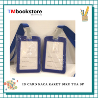 Gambar ID CARD KACA KARET BIRU TUA BP dari TMbookstore Best Value Kota Depok 1 Tokopedia
