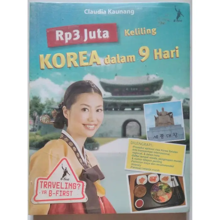 Buku Rp.3 Juta Keliling Korea Dlm 9 Hari - Buku Traveling