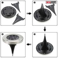 Gambar Lampu Lantai Tanam Taman Outdoor Solar Tenaga Surya Waterproof LED dari Glotima Kota Administrasi Jakarta Barat 5 Tokopedia