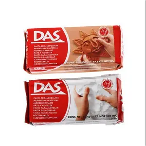 AIR DRYING MODELLING CLAY TANAH LIAT DAS 500gram PUTIH COKELAT WHITE